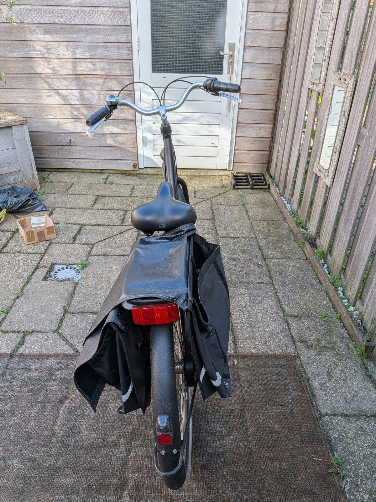 Cortina U1 Transportfiets Dames - Zwart - Gebruikt, Trommelrem, Ophalen, Overige merken, 53 tot 56 cm