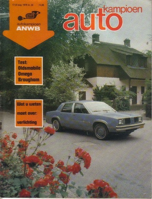 Autokampioen 33 1979 : Oldsmobile Omega Brougham Sedan, Ophalen of Verzenden, Gelezen, Algemeen