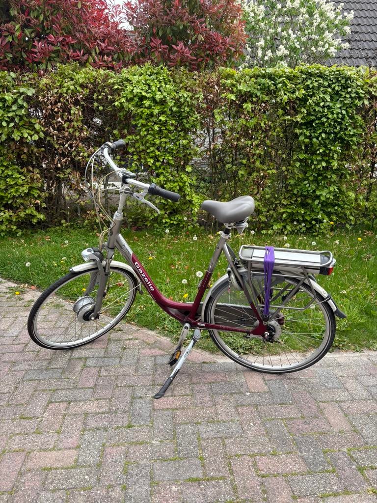 Gazelle Innergy Orange elektrische fiets - Rood/Zilver, Ophalen, Versnellingen, Zo goed als nieuw, Schijfrem