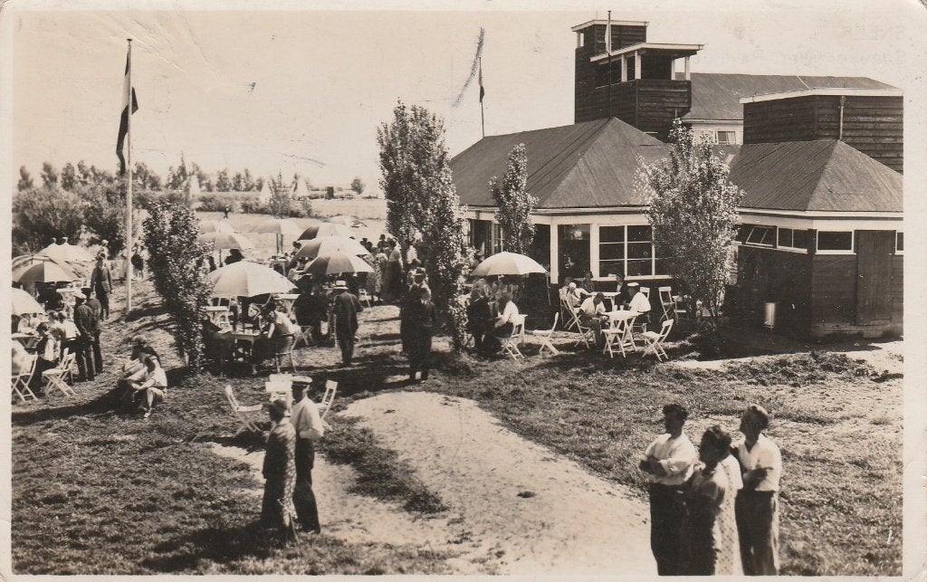 Sneek             Paviloen VVV, Ophalen of Verzenden, 1940 tot 1960, Gelopen, Friesland