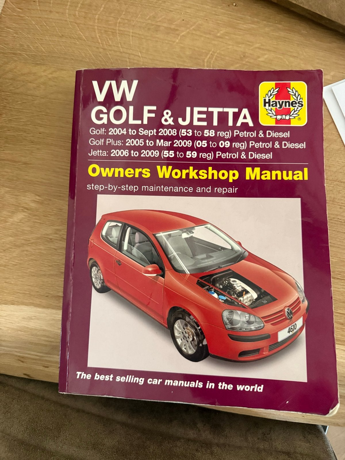 Haynes Werkplaatshandboek VW Golf & Jetta (2004-2009), Boeken, Ophalen of Verzenden, Gelezen, Volkswagen