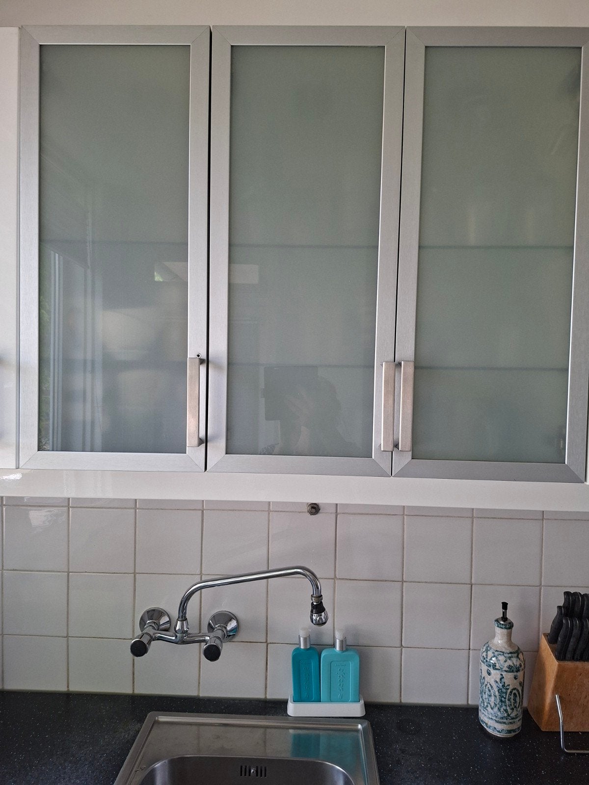 IKEA Faktum AVSIKT Vitrinedeuren Matglas (3 stuks 30x70), Ophalen, Wit, Zo goed als nieuw, Minder dan 100 cm