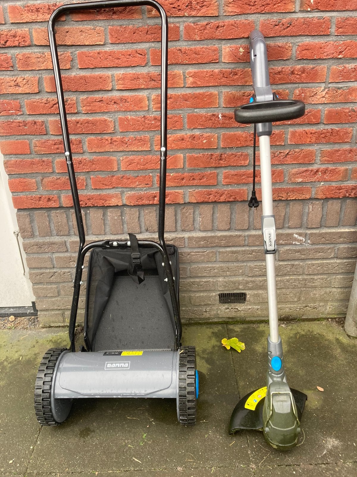 Grasmaaier en kantenmaaier, Tuin en Terras, Ophalen, Gebruikt, Handgrasmaaier