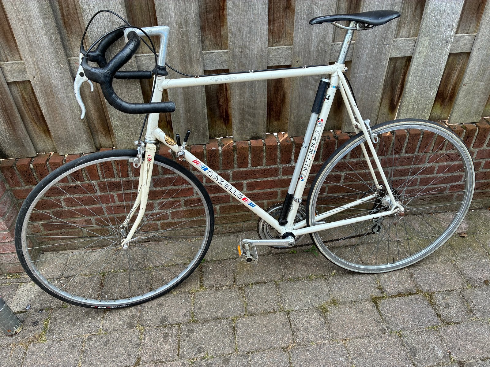 Vintage wielrenfiets Gazelle, Fietsen en Brommers, Ophalen, Gebruikt, 61 tot 65 cm, Gazelle