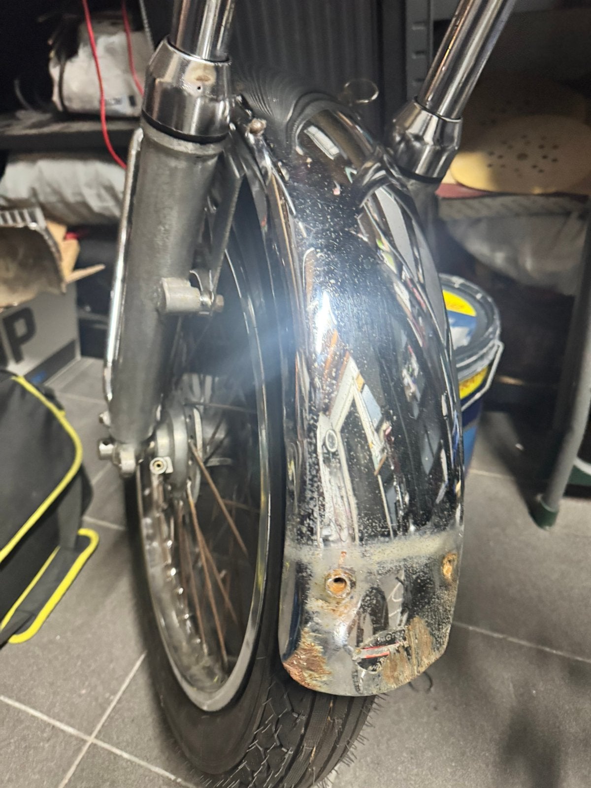 Voorspatbord en achterspatbord yamaha xs2 of tx650., Ophalen of Verzenden