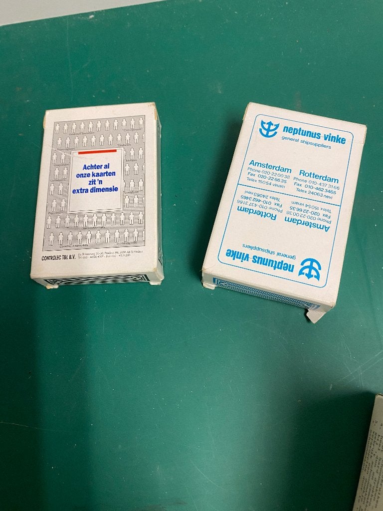 Vintage speelkaarten Neptunus Vinke, Verzamelen, Ophalen of Verzenden, Nieuw, Speelkaart(en)