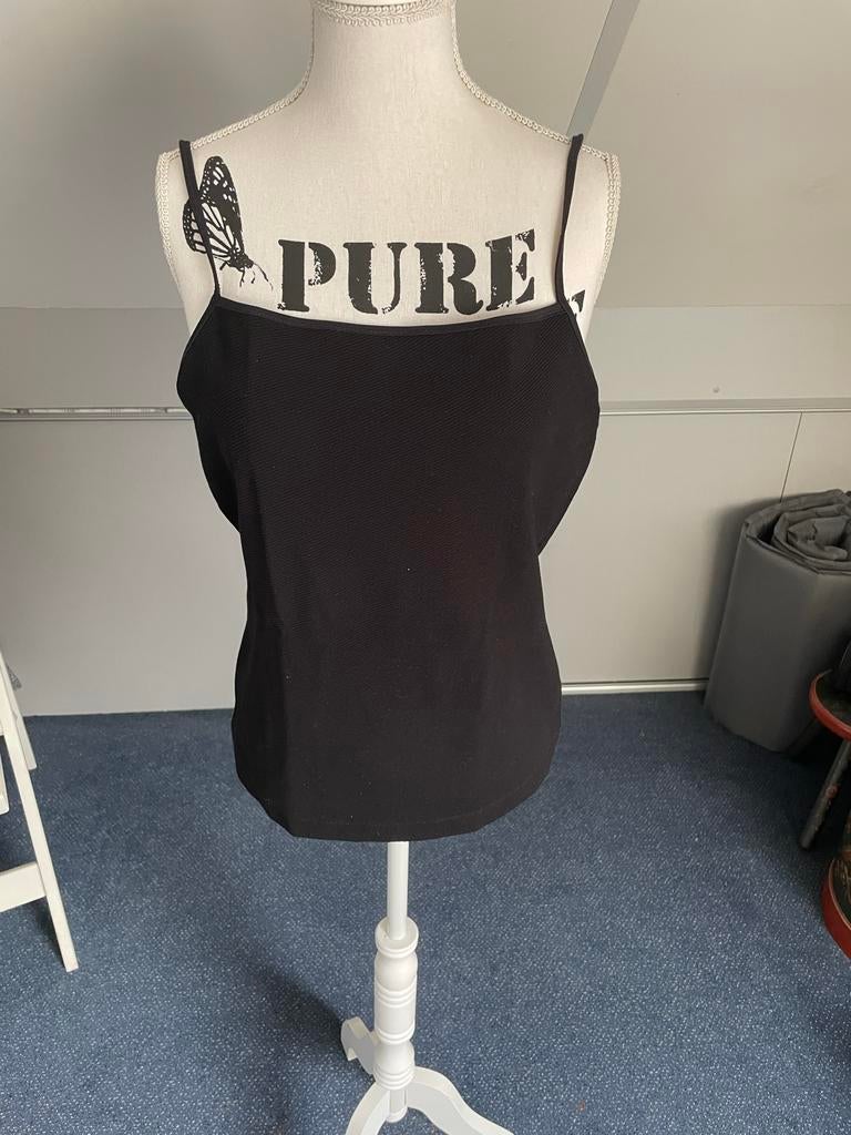 Vanilia Top Zwart XL - Hoge Kwaliteit, Kleding | Dames, Zwart, Maat 46/48 (XL) of groter, Ophalen of Verzenden, Zo goed als nieuw