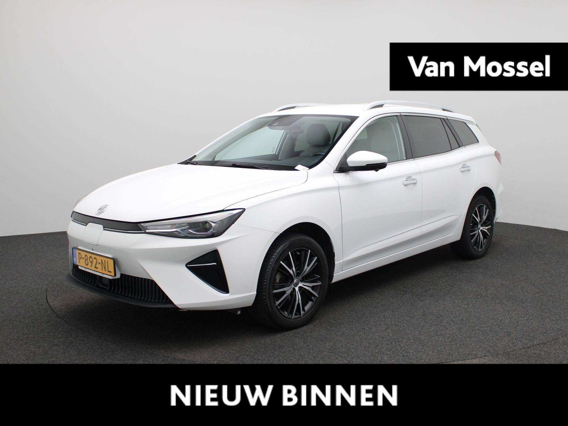 MG MG5 Electric Standard Range Luxury 50 kWh | WORDT VERWACH, Auto's, 12 maanden, Gebruikt, Wit, 177 pk
