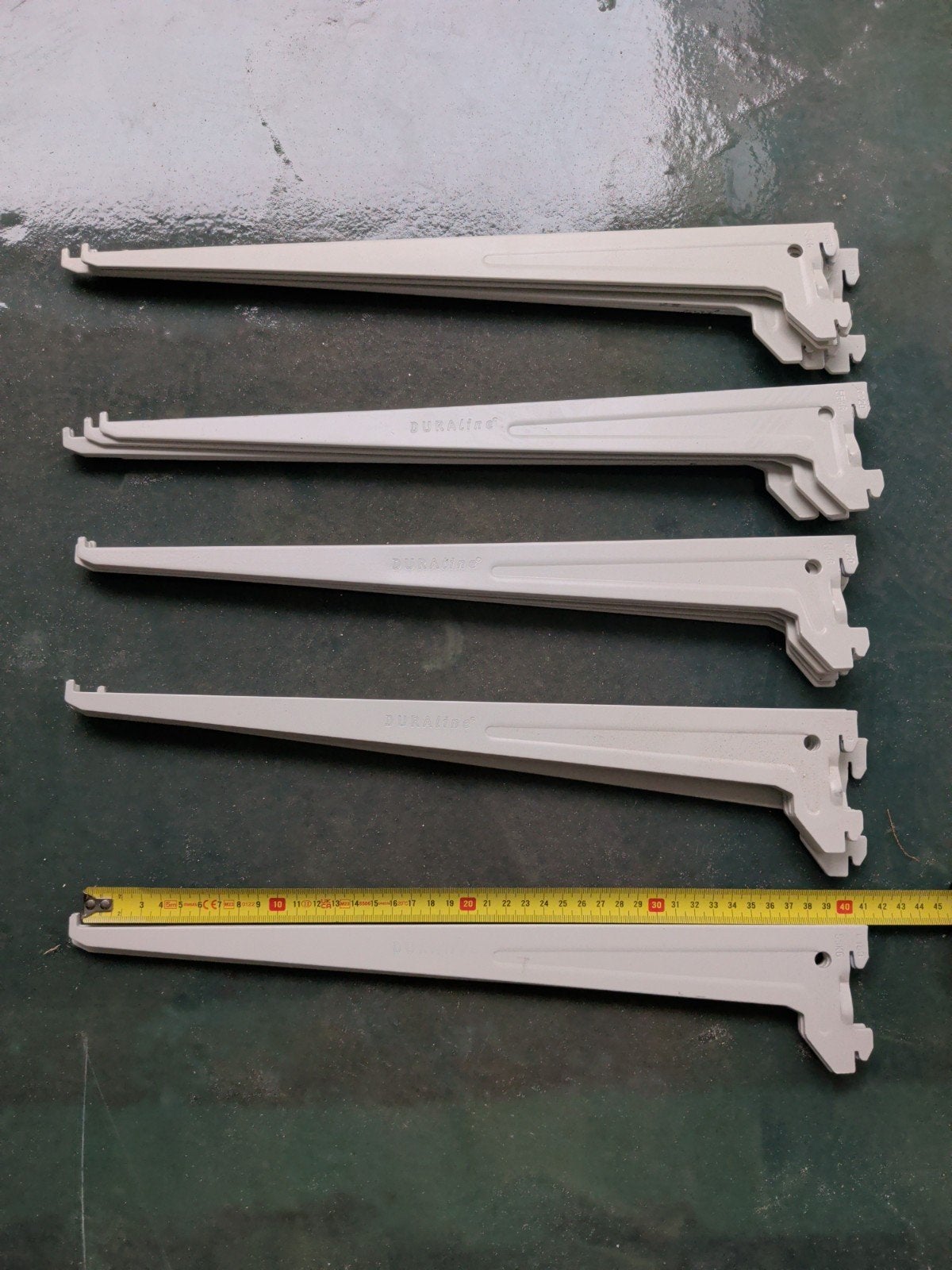 23 Duraline plankendragers 40cm, Ophalen, Gebruikt, 250 mm of meer, Overige typen