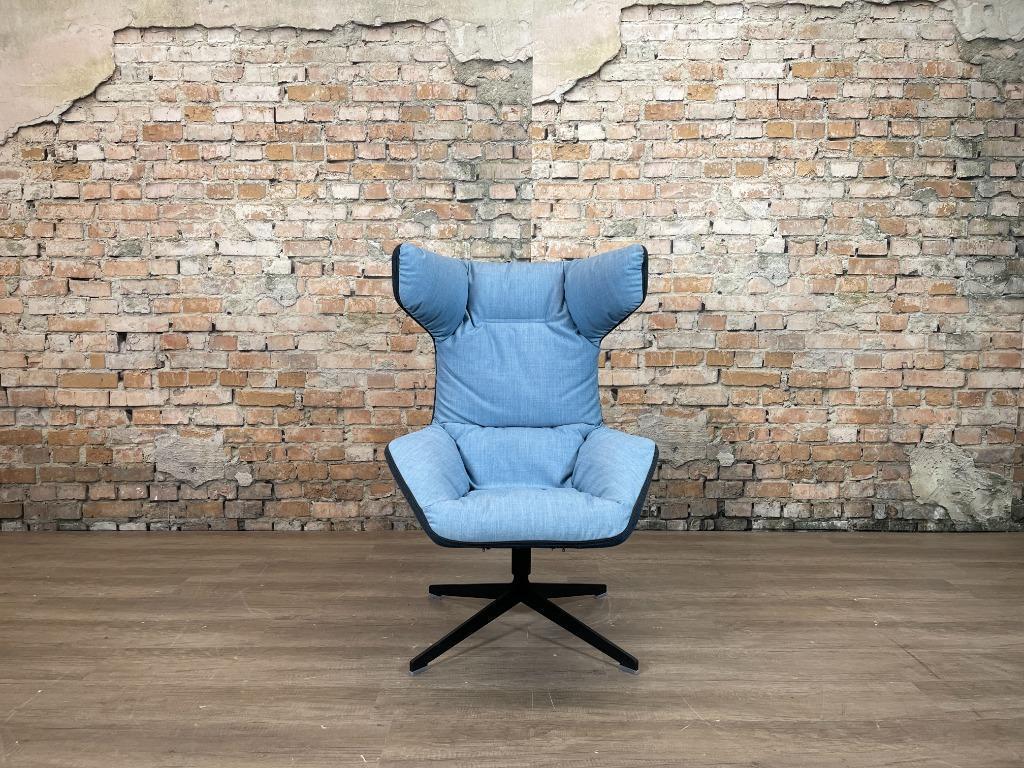 Moroso Take A Line For A Walk donkerblauw bij TheReSales, 75 tot 100 cm, Ophalen of Verzenden, Zo goed als nieuw, Stof