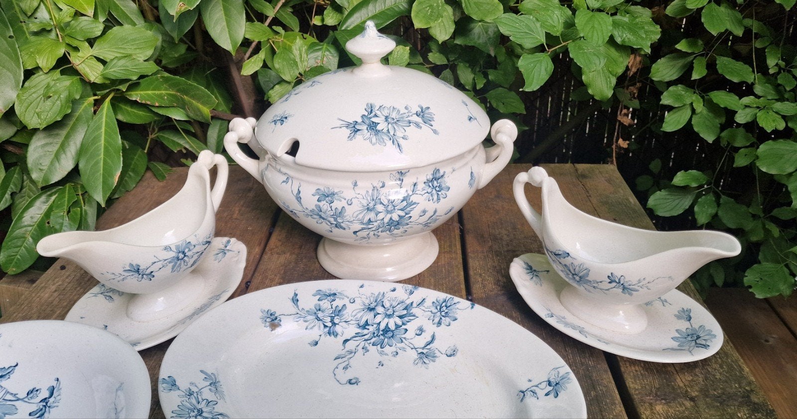 Eetservies Petrus Regout decor Daisy uit 1899, Ophalen of Verzenden