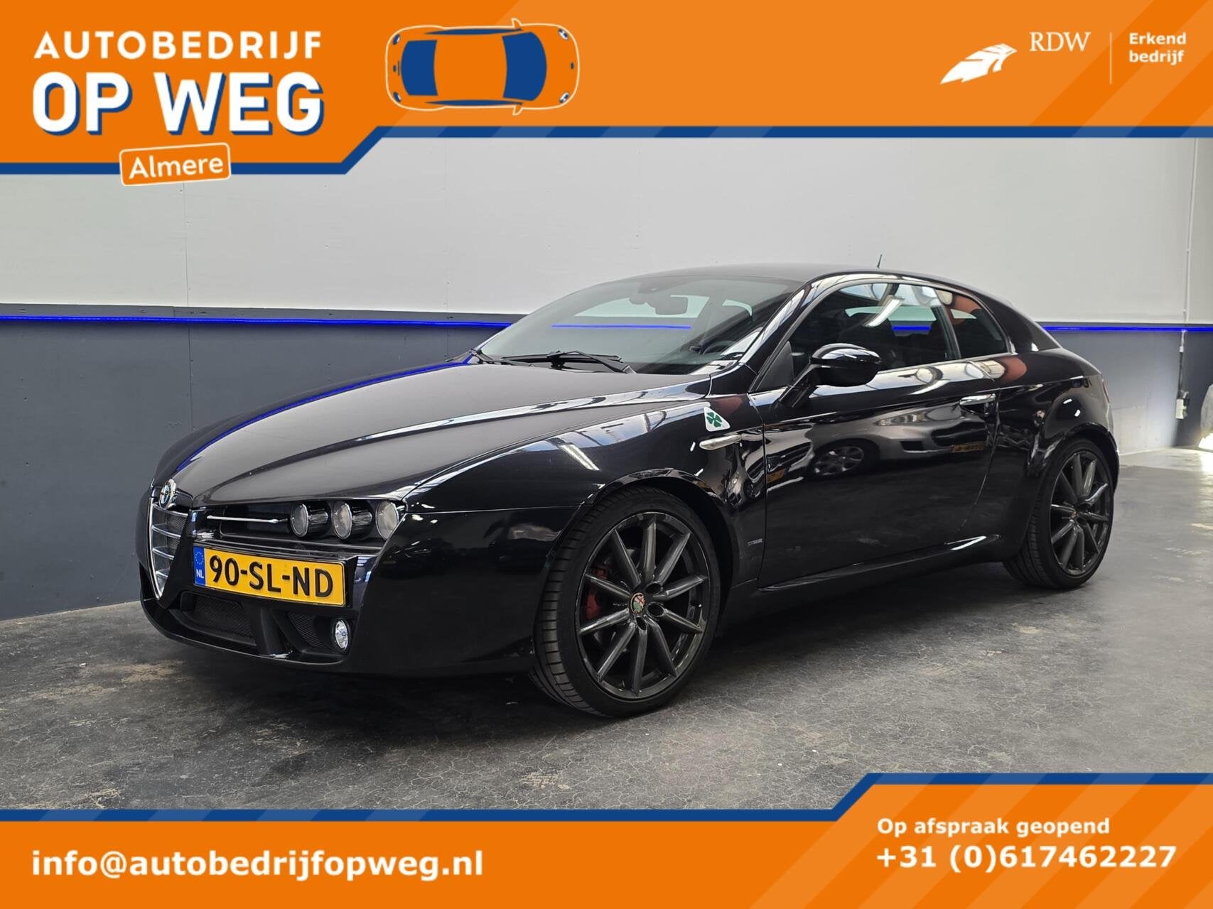 Alfa Romeo Brera 2.2 JTS SkyWindow | Climat & Cruise Control, Auto's, Brera, Gebruikt, 4 cilinders, 4 stoelen