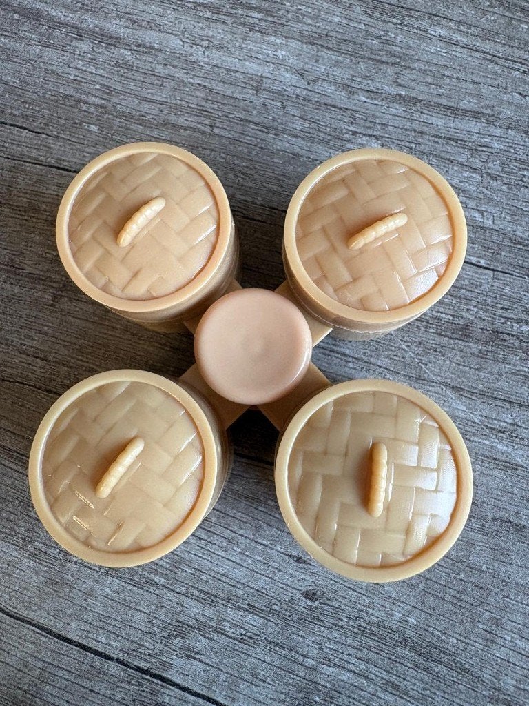 Nieuwe Lichtgevende Dumpling Spinner/clicker Sleutelhanger, Onbekend, Nieuw, Ophalen of Verzenden, Onbekend