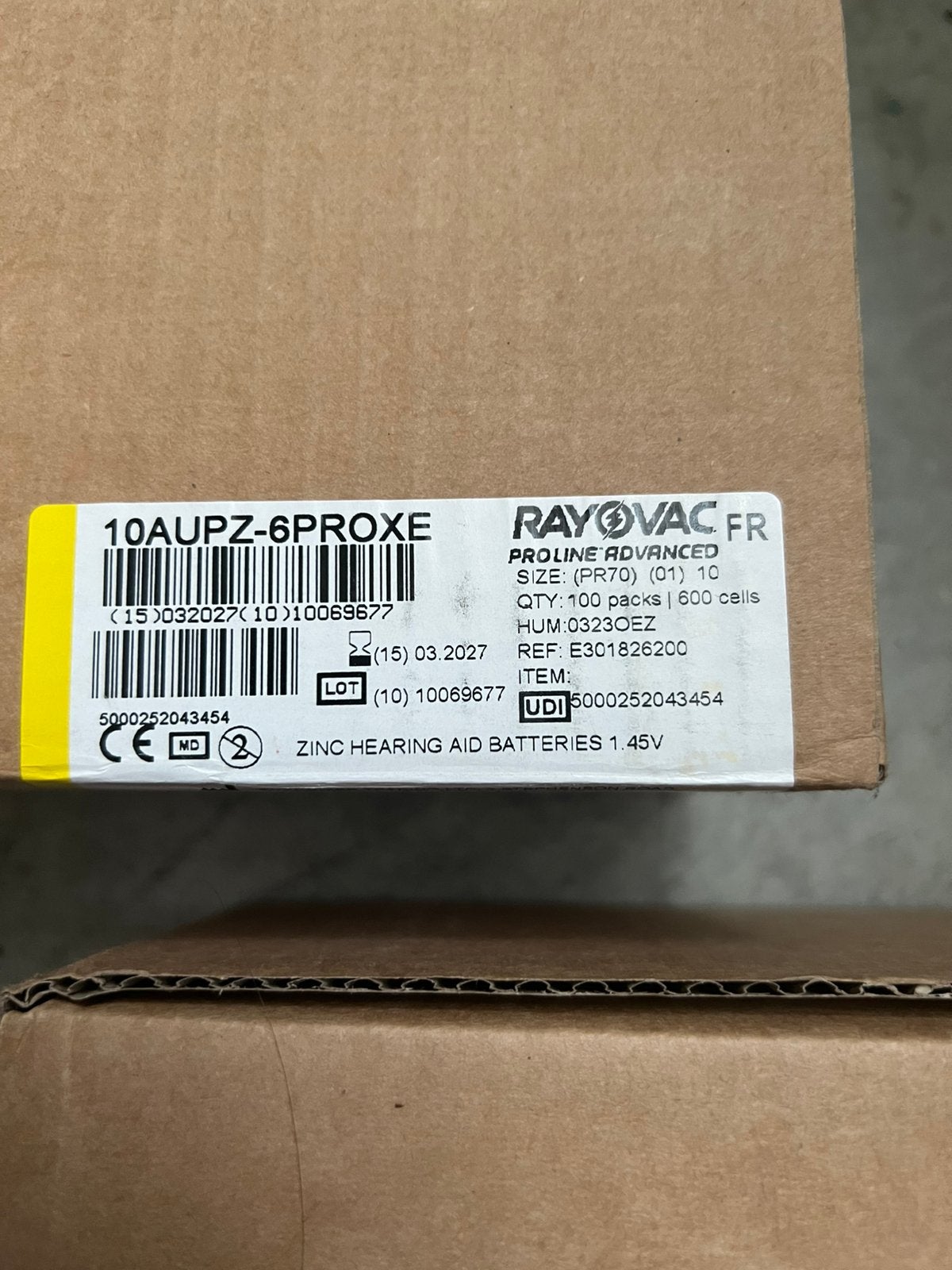 Batterijen voor gehoorapparaten, Ophalen, Nieuw
