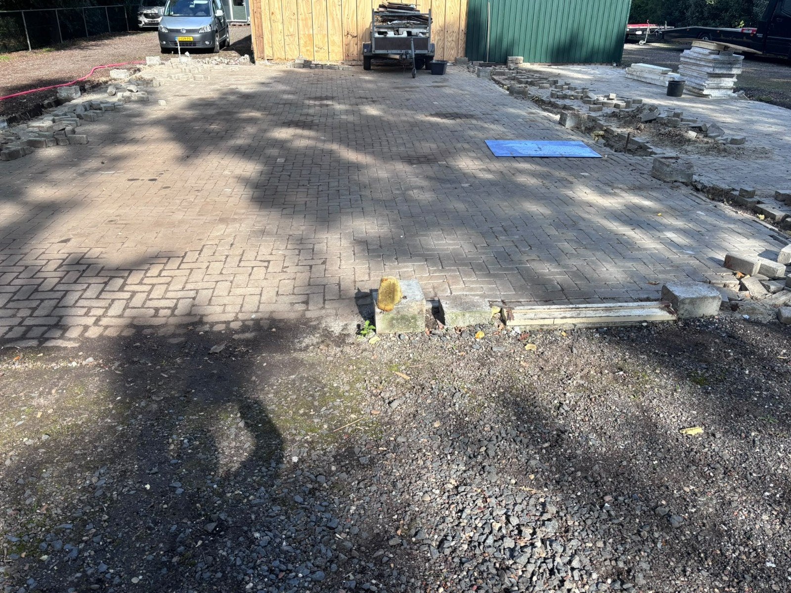GRATIS Klinkers, Tuin en Terras, Ophalen, Gebruikt, Beton, Klinkers