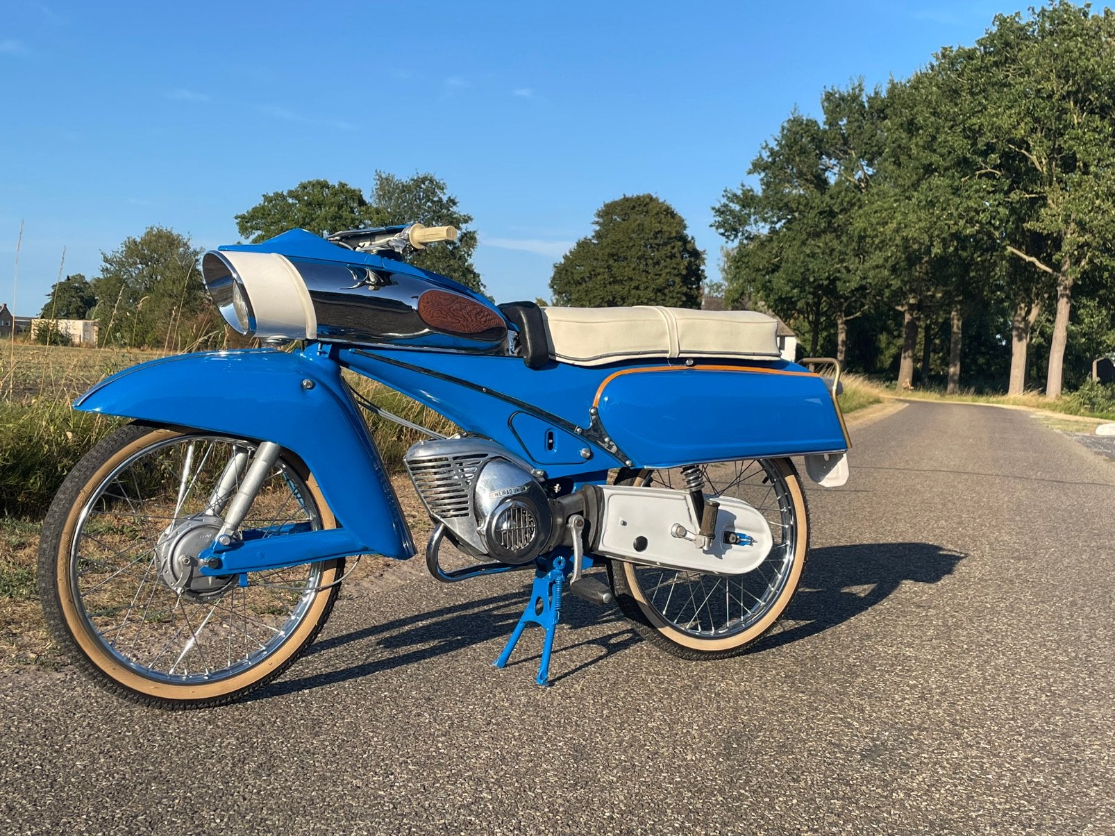 DKW Spoetnik oldtimer brommer bromfiets brommer 115 50 sport, Maximaal 45 km/u, 49 cc, 3 versnellingen, Ophalen