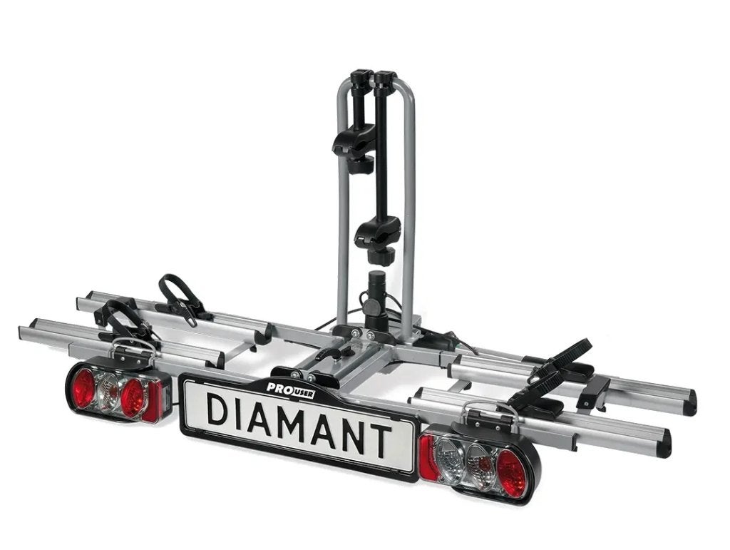 Pro-User Diamant - Fietsendrager 2x Ebike + Oprijgoot + Tas, Nieuw, Ophalen of Verzenden, Brede banden, 2 fietsen