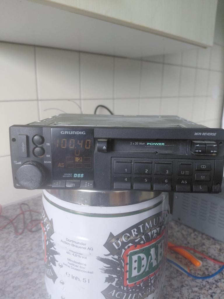 Grundig radio cassette, Ophalen