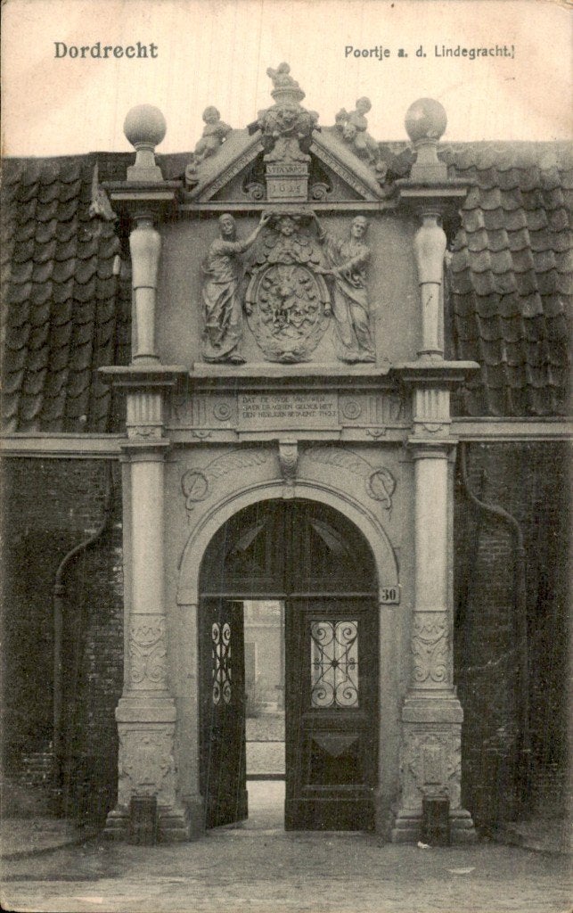 Dordrecht - Poortje - Lindegracht, Ophalen of Verzenden, Voor 1920, Gelopen, Zuid-Holland