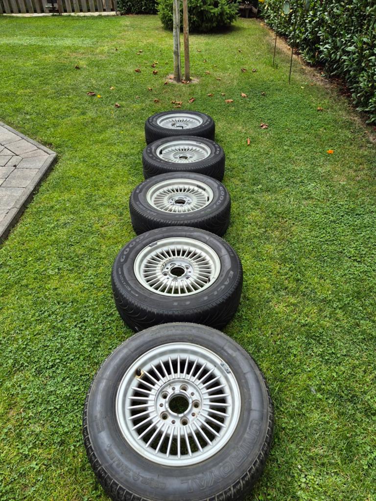 BMW classic style 4 velgen, Auto-onderdelen, Banden en Velgen, Ophalen, Gebruikt, 15 inch, Banden en Velgen