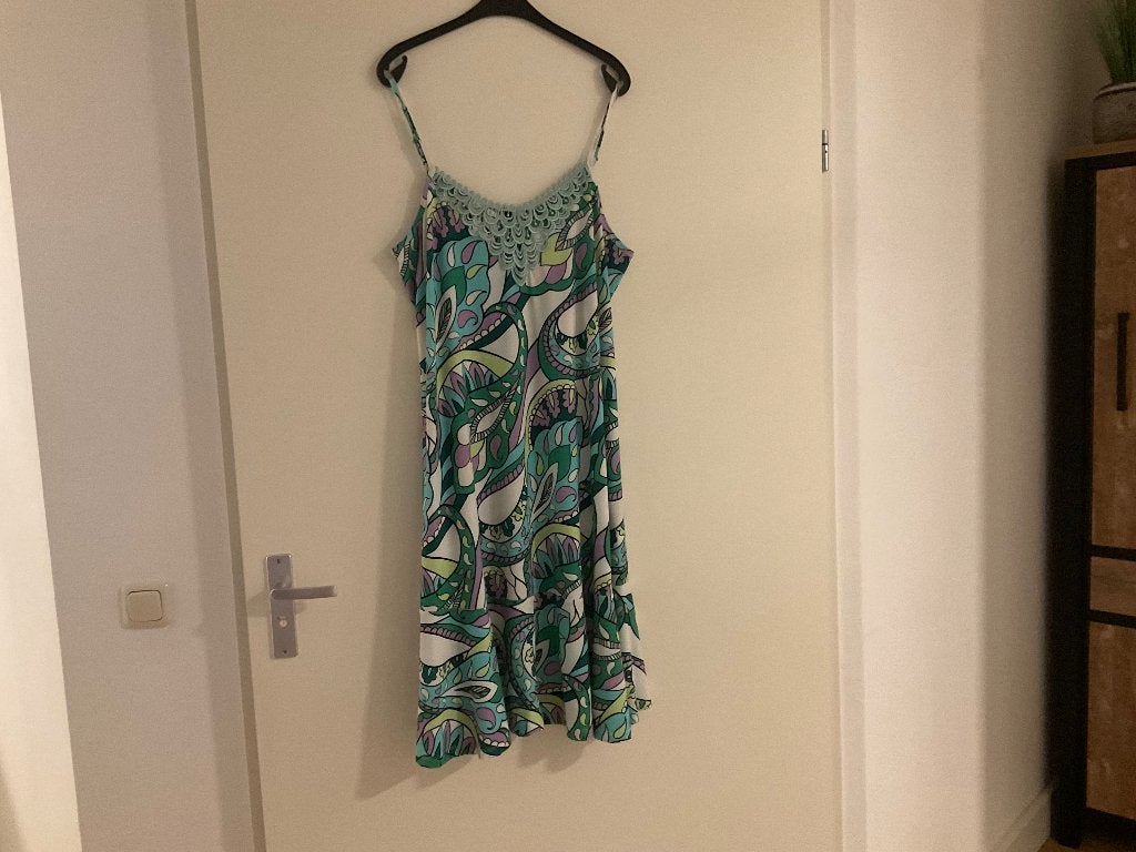 Zomer jurk Yoek, Kleding | Dames, Grote Maten, Yoek, Meerkleurig, Jurk, Ophalen of Verzenden