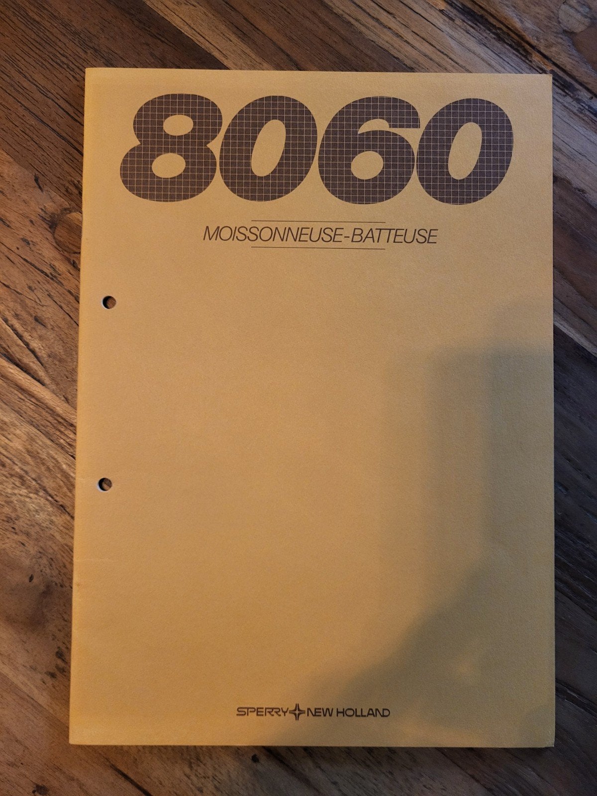 tractor folder New Holland 8060 combine, Ophalen of Verzenden, Zo goed als nieuw