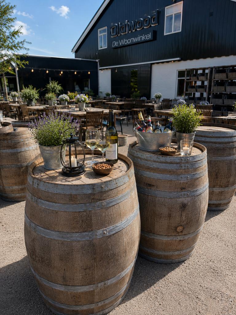 Statafel | Bartafel | Eiken vat | Regenton | Whiskyvat, Ophalen