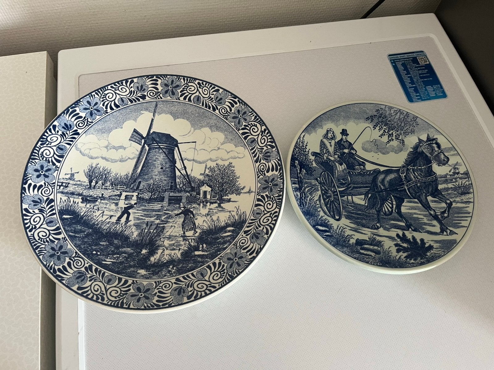 Delfts blauwe borden, Antiek en Kunst, Antiek | Wandborden en Tegels, Ophalen