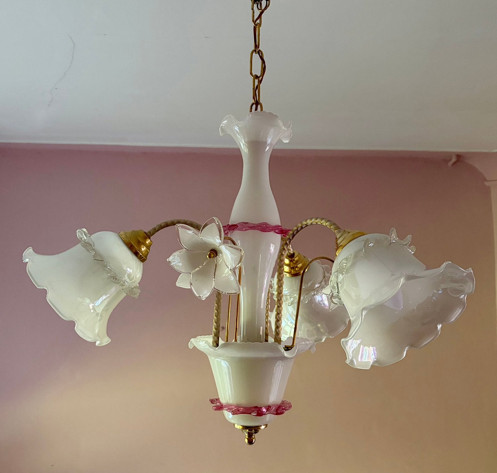 Murano kroonluchter, Huis en Inrichting, Ophalen of Verzenden, Zo goed als nieuw
