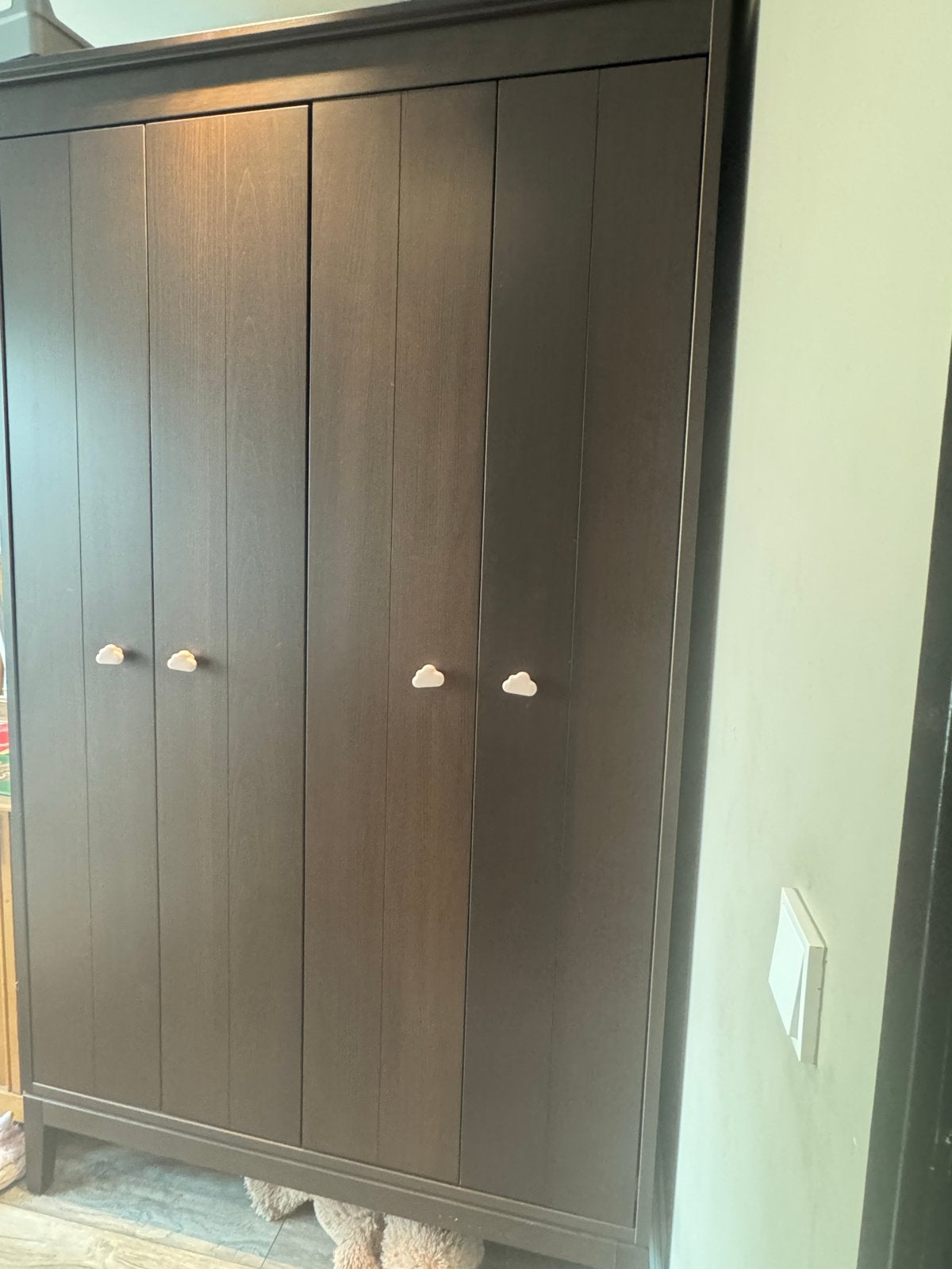 IKEA Idanas kast met harmonica deuren, Huis en Inrichting, 100 tot 150 cm, 200 cm of meer, Ophalen of Verzenden, Zo goed als nieuw