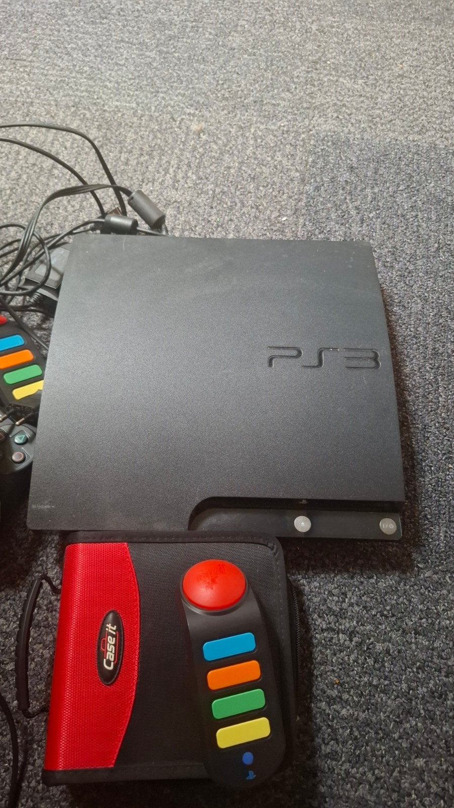PlayStation 3 met controllers en games, Spelcomputers en Games, Ophalen, Met 3 controllers of meer, Slim, Gebruikt