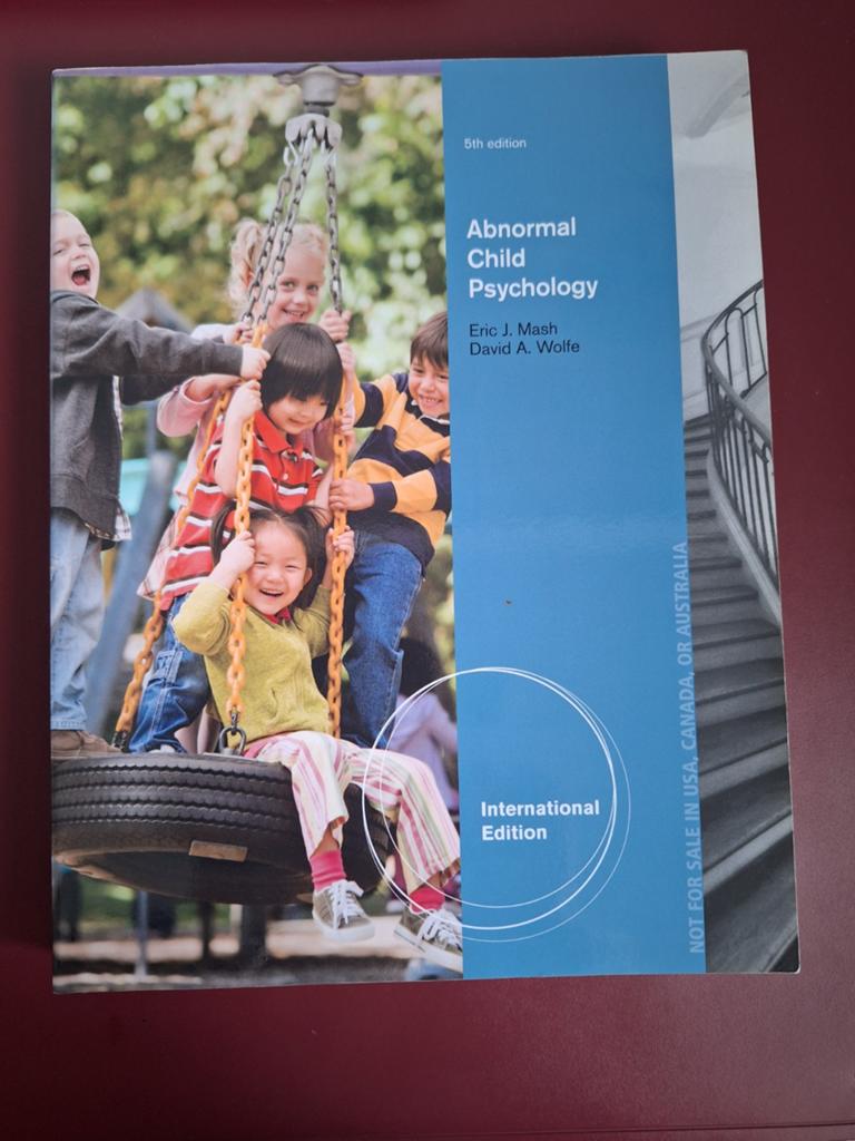 Abnormal Child Psychology - Eric Mash & David Wolfe, Boeken, Ophalen of Verzenden, Zo goed als nieuw