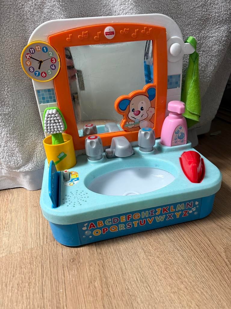 Fisher-Price wastafel, Kinderen en Baby's, Speelgoed | Fisher-Price, Ophalen of Verzenden, Gebruikt, Overige typen, Met licht