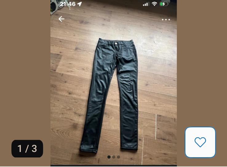 Gecoate broek, Ophalen of Verzenden, Zo goed als nieuw, Zwart, Lang