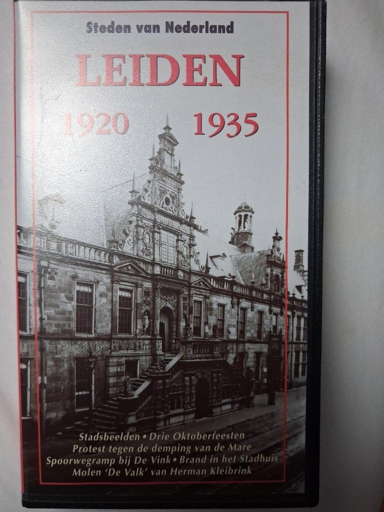 Videoband over Leiden, Alle leeftijden, Ophalen, Zo goed als nieuw, Nederlandstalig