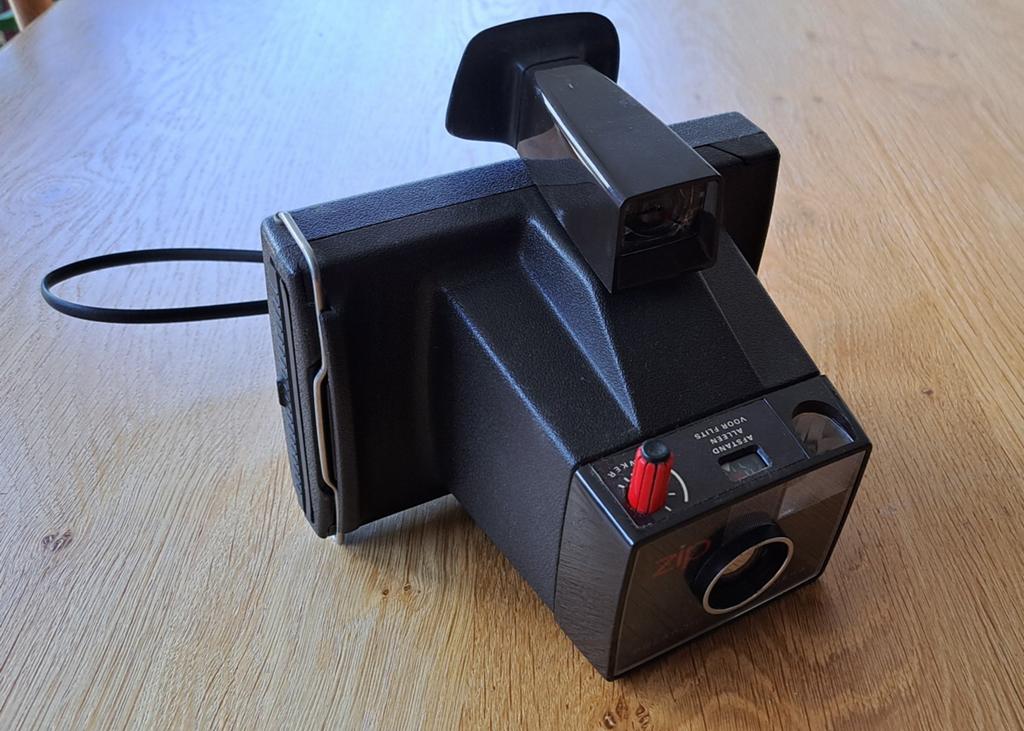 Polaroid Land Camera Zip met originele verpakking en lampjes, Audio, Tv en Foto, Fotocamera's Analoog, Ophalen of Verzenden, Zo goed als nieuw