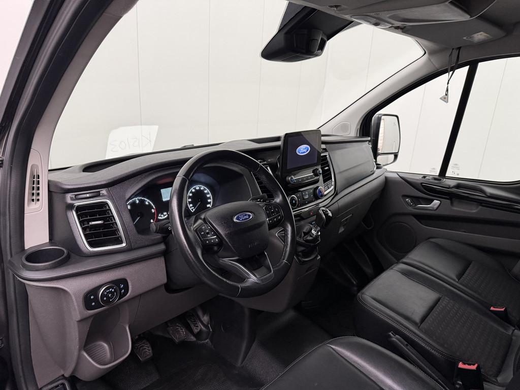 Ford Transit Custom 2.0TDCI 185PK Lang Sport | 2800Kg Trekha, Auto's, LED verlichting, Gebruikt, Zwart, 2800 kg