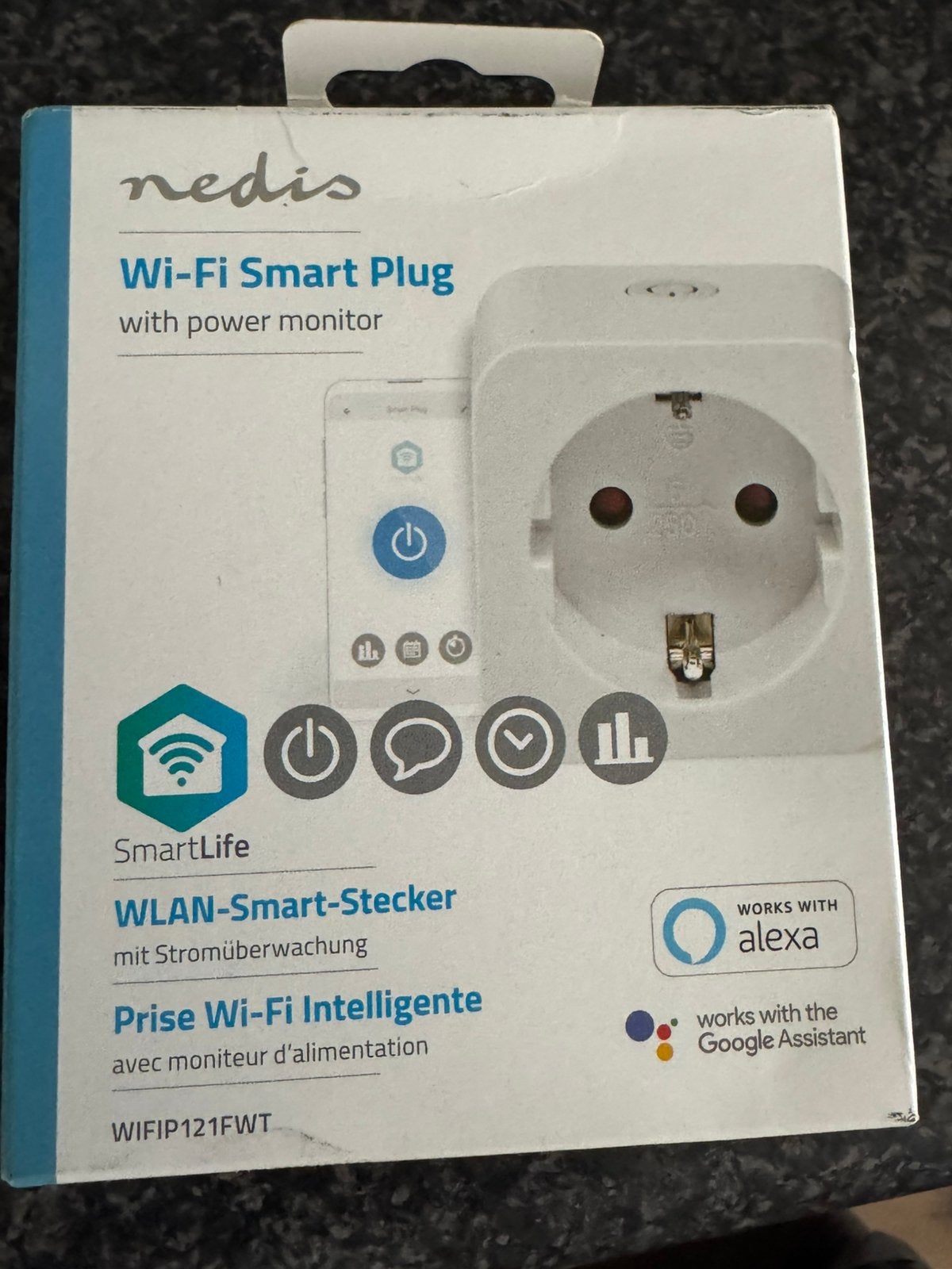 Nedis smart wifi plug, Ophalen of Verzenden, Zo goed als nieuw, Minder dan 2 meter, Overige kabels