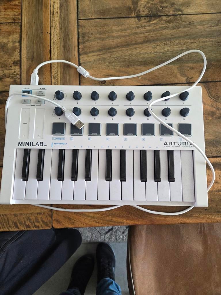 Arturia MiniLab MIDI-keyboard - Werkt perfect, Muziek en Instrumenten, Keyboards, Midi-aansluiting, Overige aantallen, Zo goed als nieuw