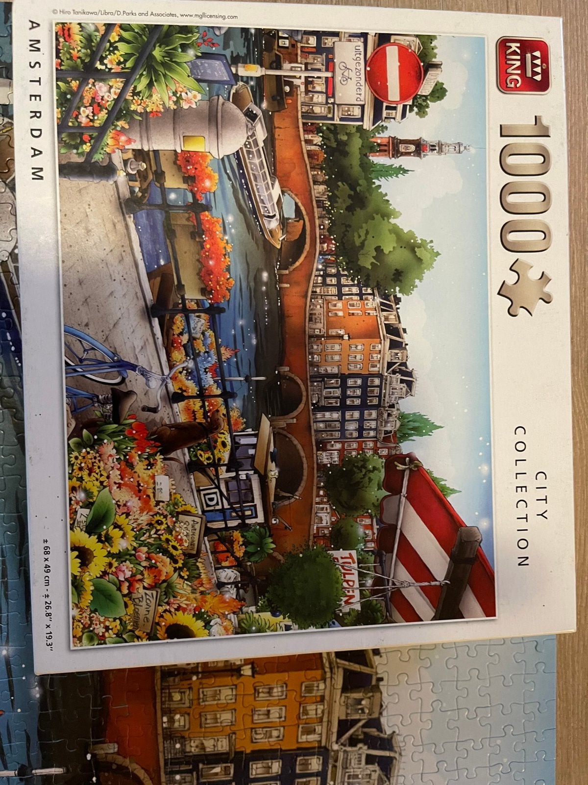 Complete puzzel 1000 stukjes, Ophalen of Verzenden, 500 t/m 1500 stukjes, Zo goed als nieuw, Legpuzzel