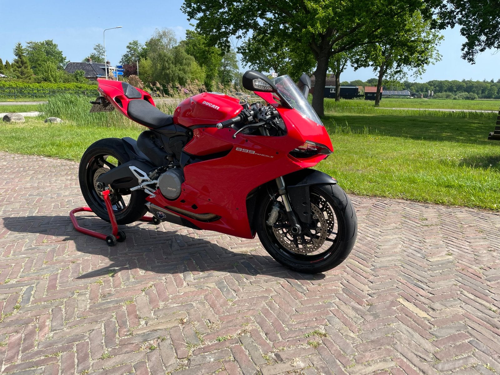 Ducati 899 panigale termignoni, Ophalen