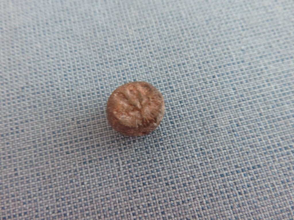 Egyptische rijk - gem kraal van glas - ca. 2400 jaar oud, Ophalen of Verzenden