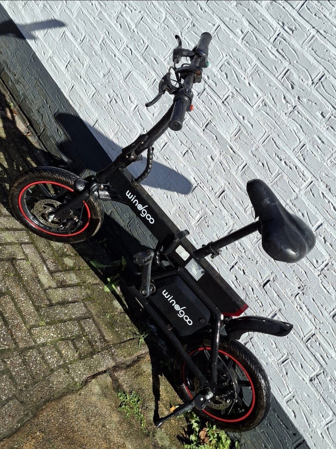 windgoo elektrische vouwfiets, Fietsen en Brommers, Minder dan 30 km per accu, Gebruikt, Minder dan 47 cm, Ophalen