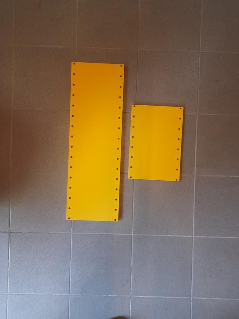 Lundia Inschuifpanelen Geel - Diverse Maten (6 stuks), Ophalen, Zo goed als nieuw