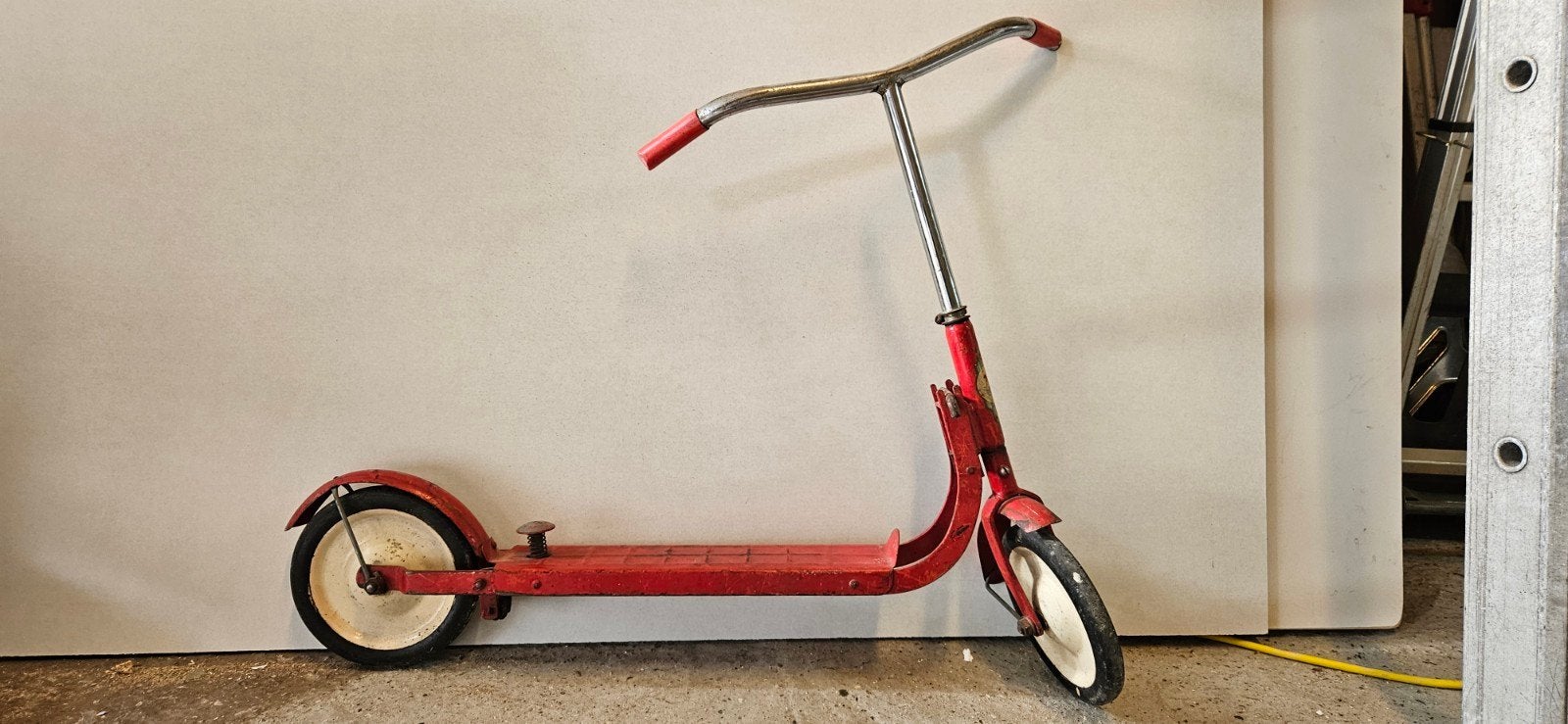 Vintage step uit grootmoeders tijd - Vooroorlogs speelgoed, Antiek en Kunst, Ophalen of Verzenden