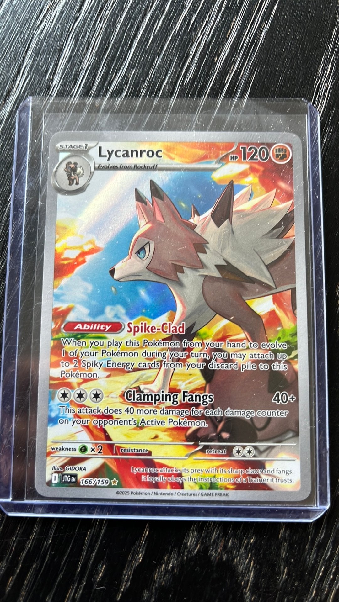 Lycanroc JTG 166/159, Ophalen, Zo goed als nieuw