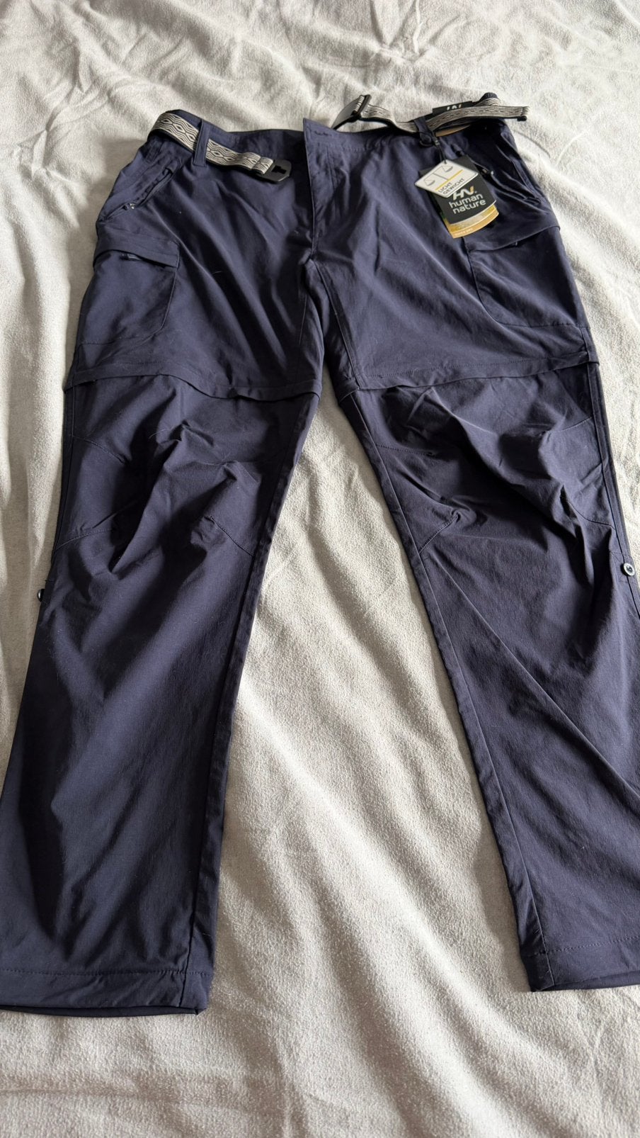 Wandelbroeken/ afritsbroek, Blauw, Nieuw, Ophalen of Verzenden, Maat 46/48 (XL) of groter