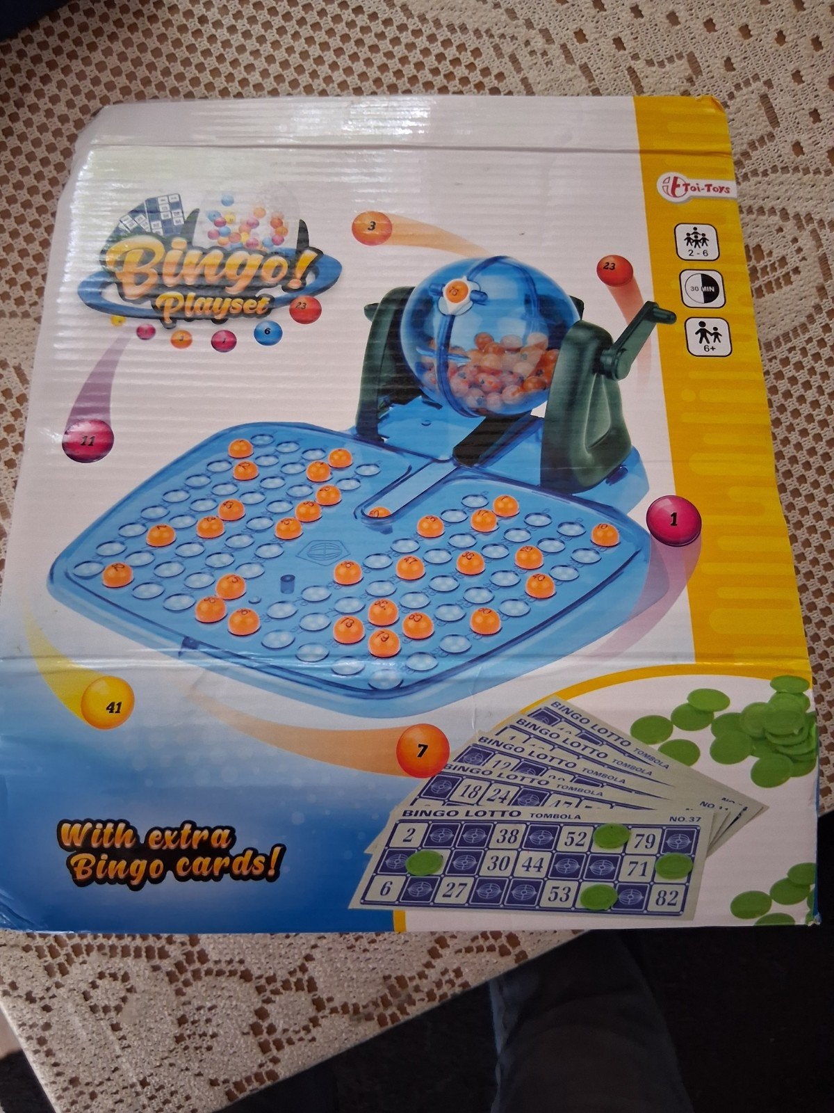 Bingo Playset met extra Bingokaarten, Ophalen of Verzenden, Zo goed als nieuw, Jongen of Meisje