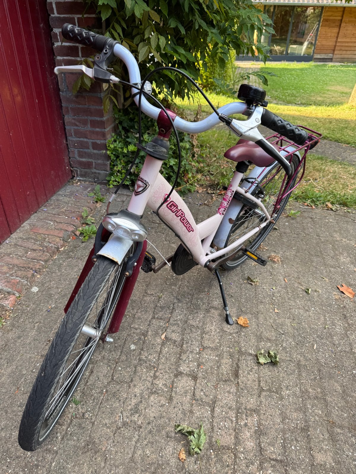 Meisjesfiets Alpina Girlpower 24 inch, Fietsen en Brommers, Fietsen | Meisjes, Ophalen, Terugtraprem, Handrem, Gebruikt