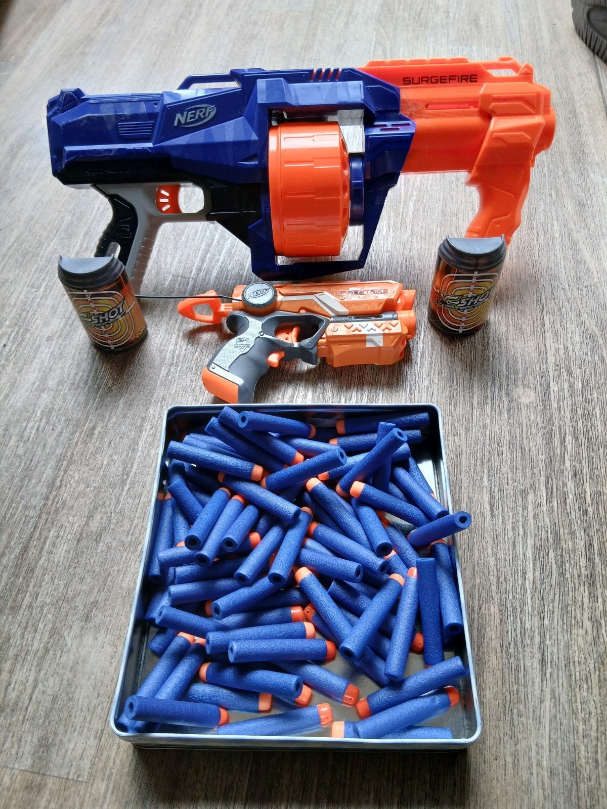 Nerf Surgefire en Firestrike Elite met pijltjes, Ophalen, Jongen of Meisje